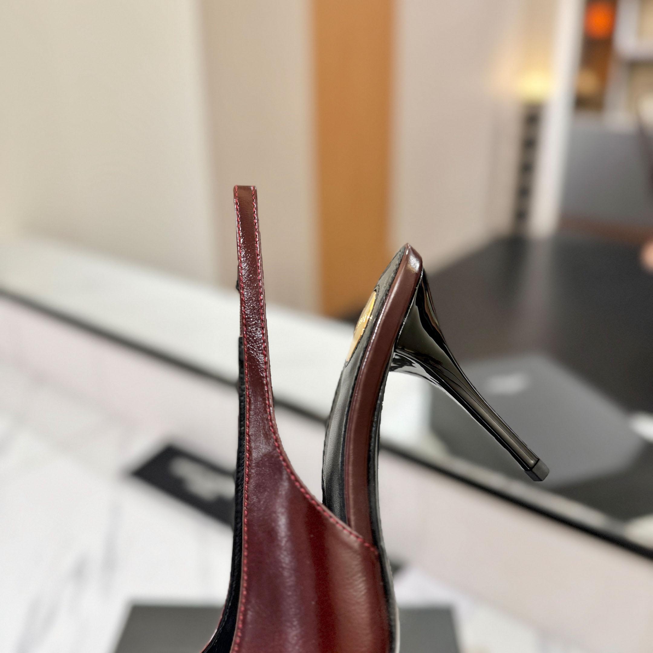 Saint Laurent Babylone Breteuil Slingback Pumps - DopestKickz
