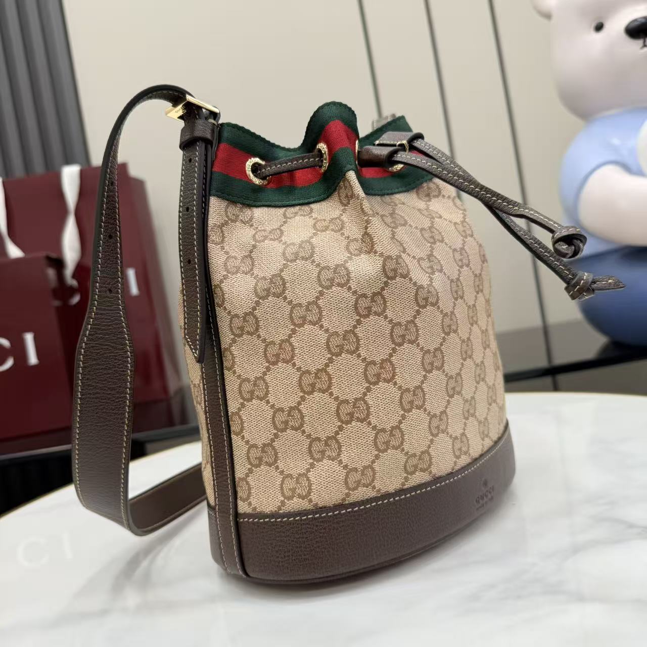 Gucci Venice Small Bucket Bag - DopestKickz