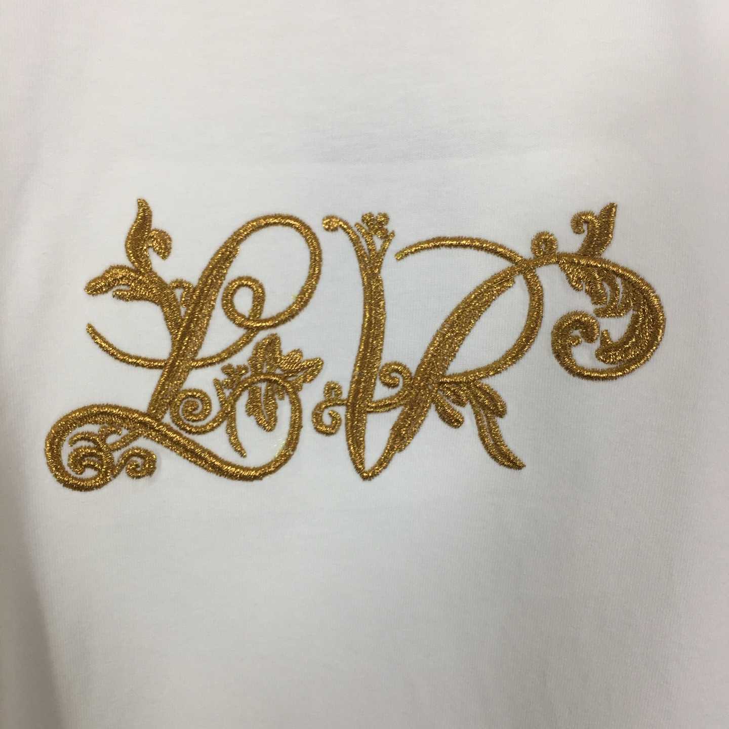Louis Vuitton Signature Embroidery T-Shirt   1AJZCU - DopestKickz