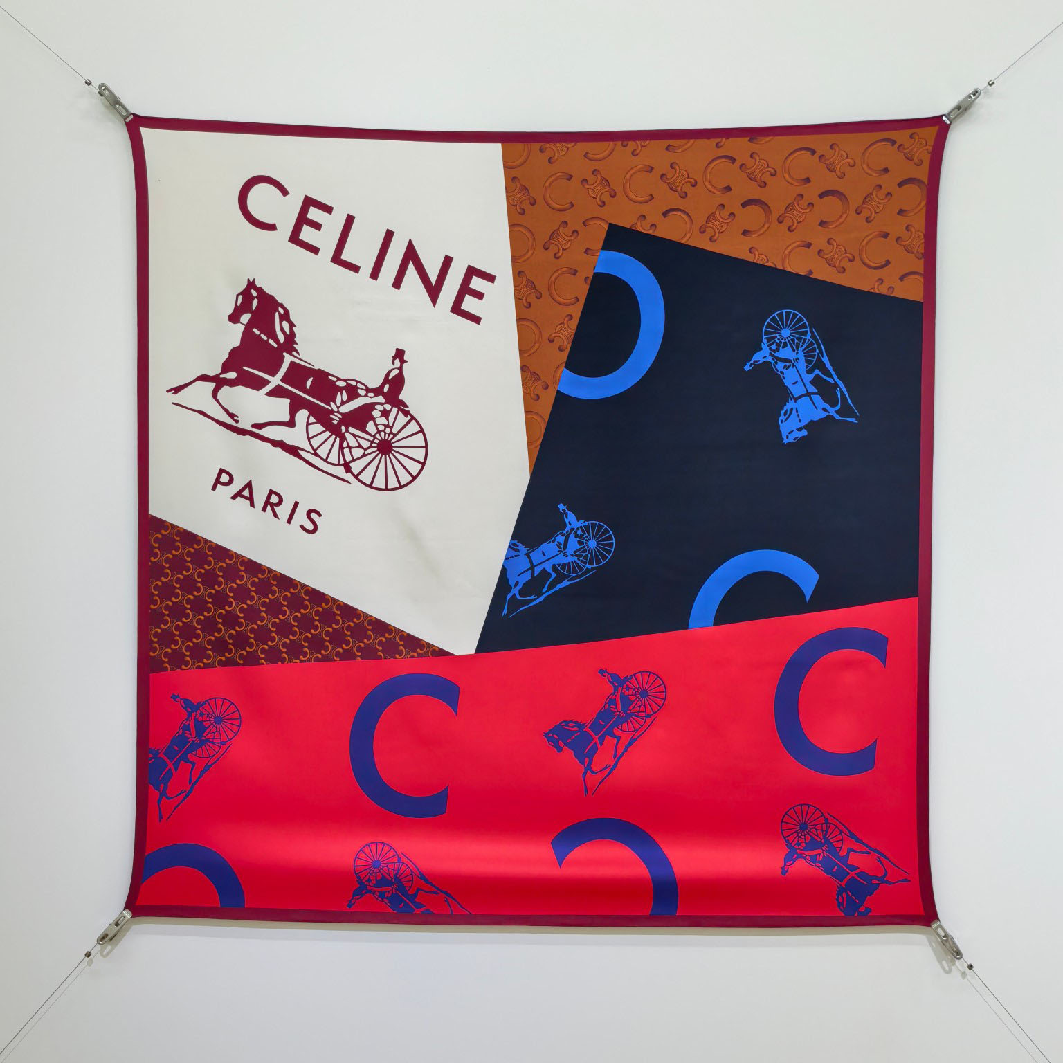 Celine  Square In Silk Twill - DopestKickz