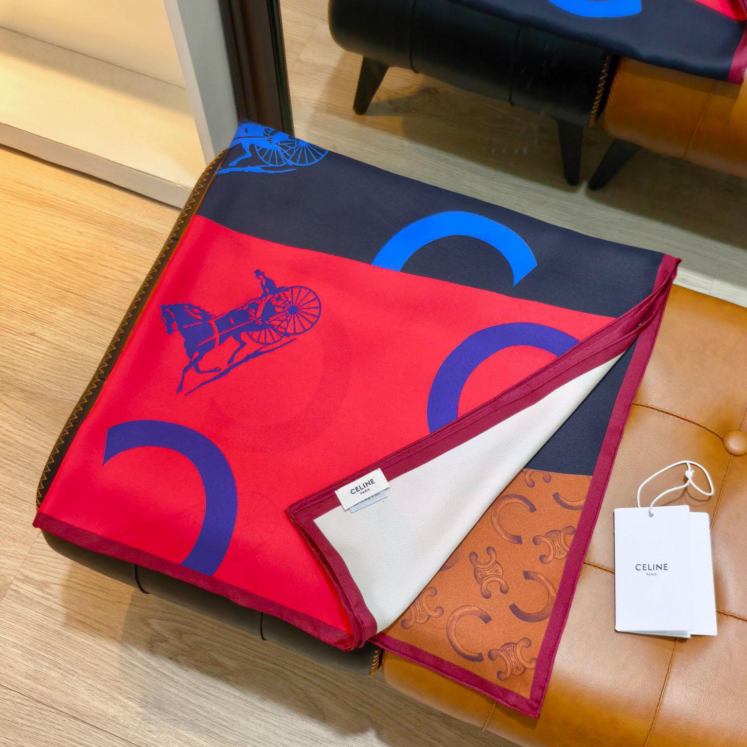Celine  Square In Silk Twill - DopestKickz