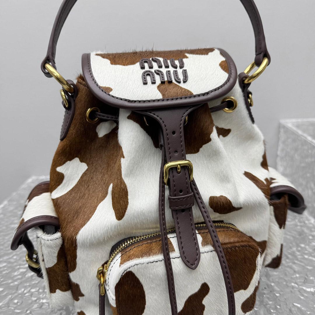 Miu Miu  Calf Hair Backpack - DopestKickz