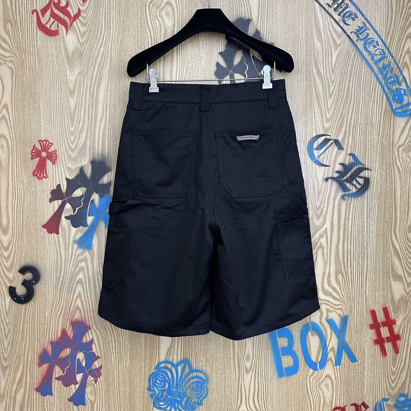 Chrome Hearts Double Knee Carpenter Shorts - DopestKickz
