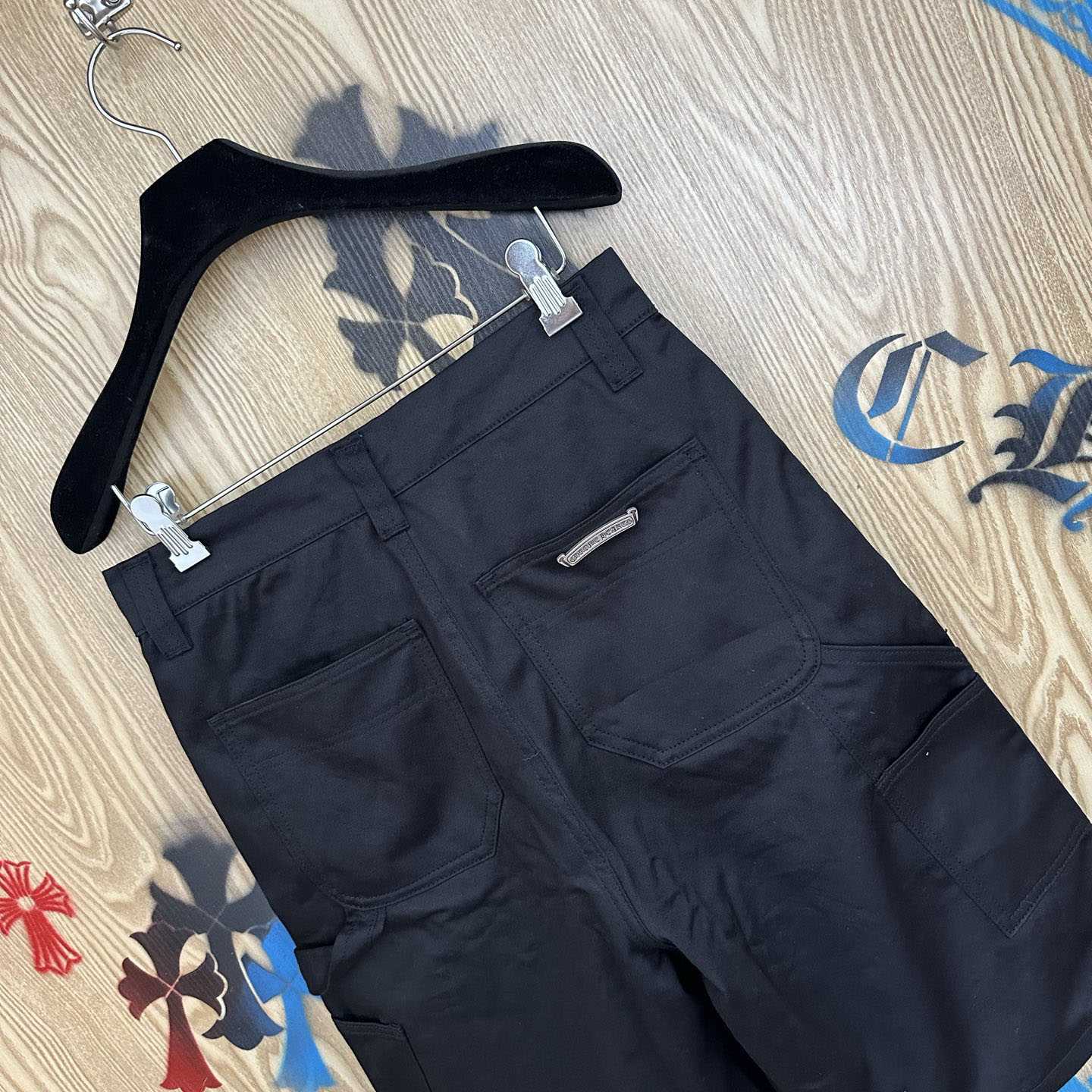 Chrome Hearts Double Knee Carpenter Shorts - DopestKickz
