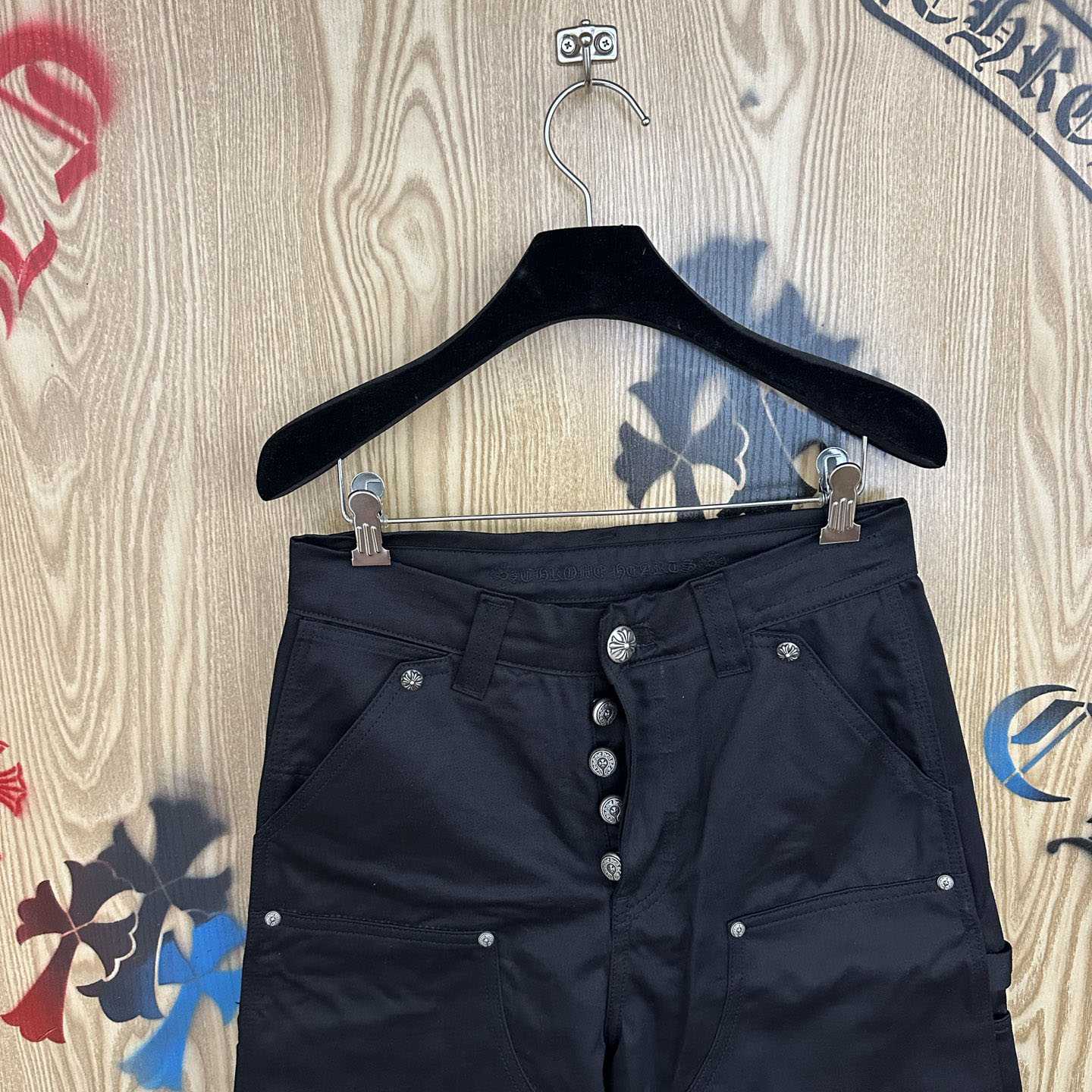 Chrome Hearts Double Knee Carpenter Shorts - DopestKickz