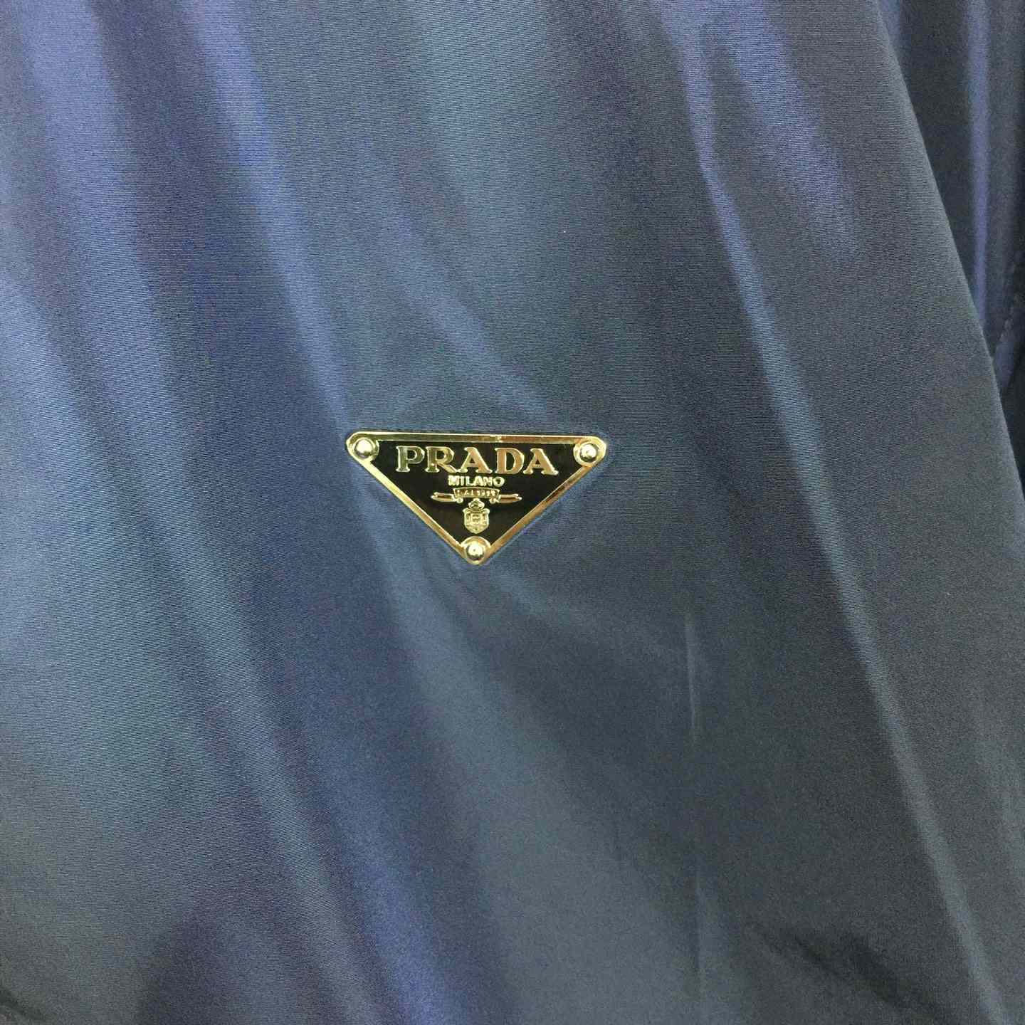Prada Short-sleeved Re-Nylon Zipper Shirt - DopestKickz
