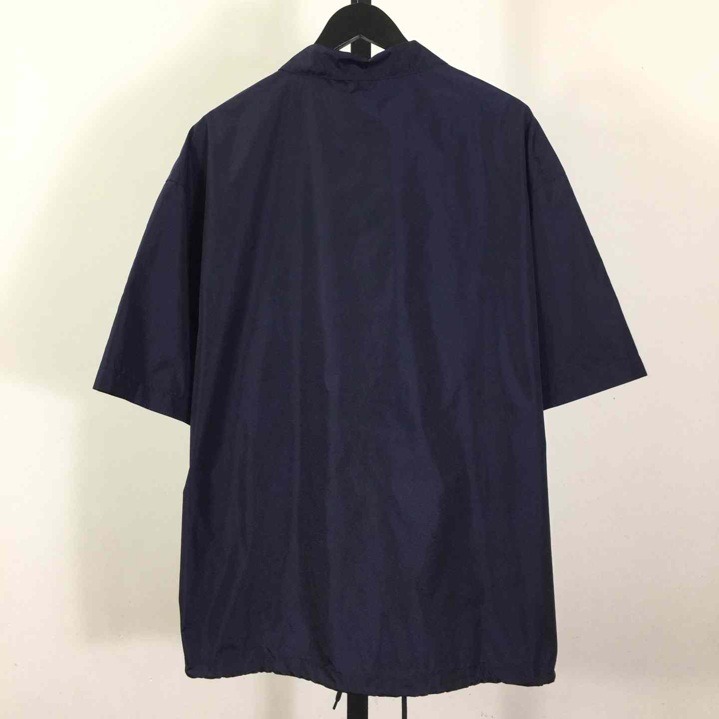 Prada Short-sleeved Re-Nylon Zipper Shirt - DopestKickz