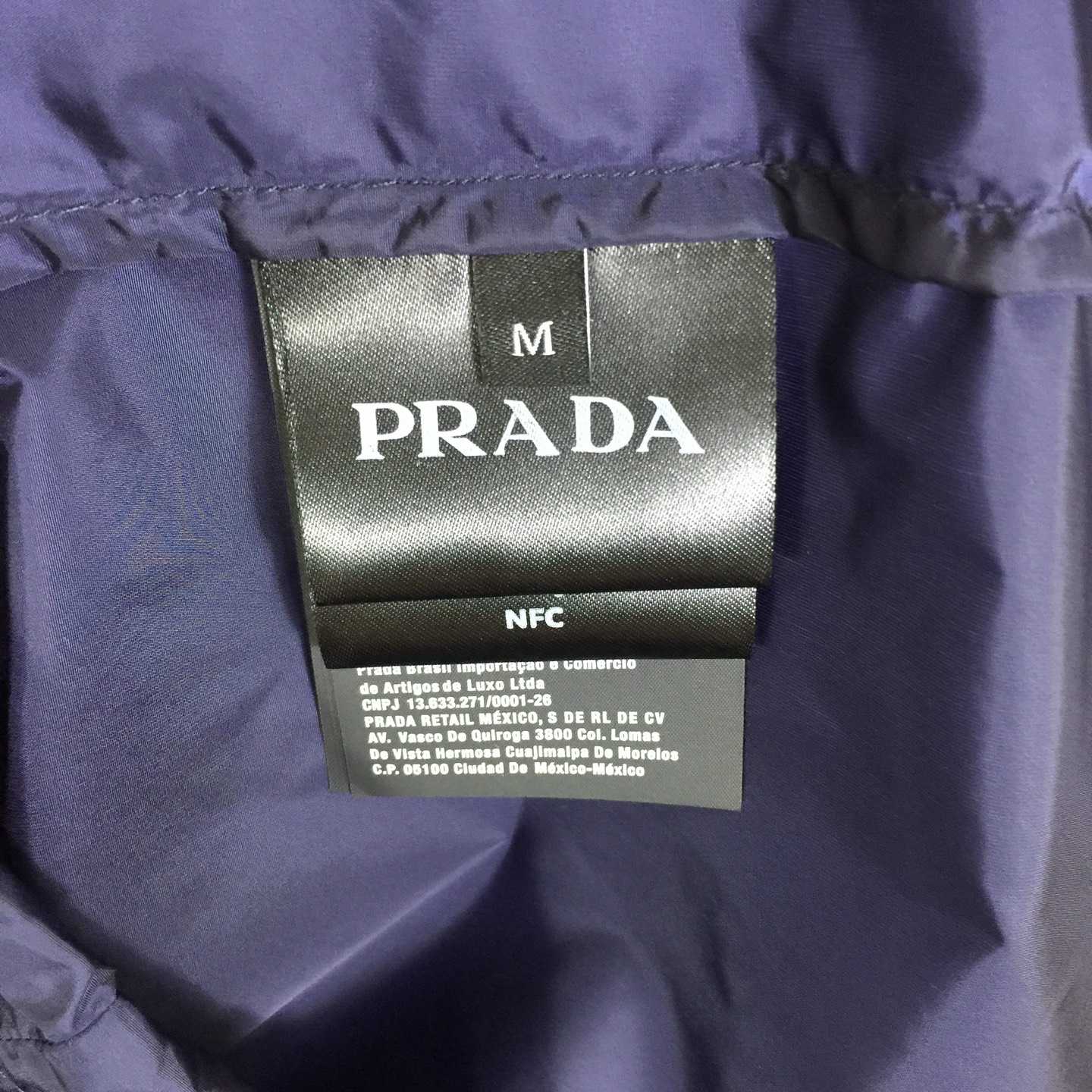 Prada Short-sleeved Re-Nylon Zipper Shirt - DopestKickz