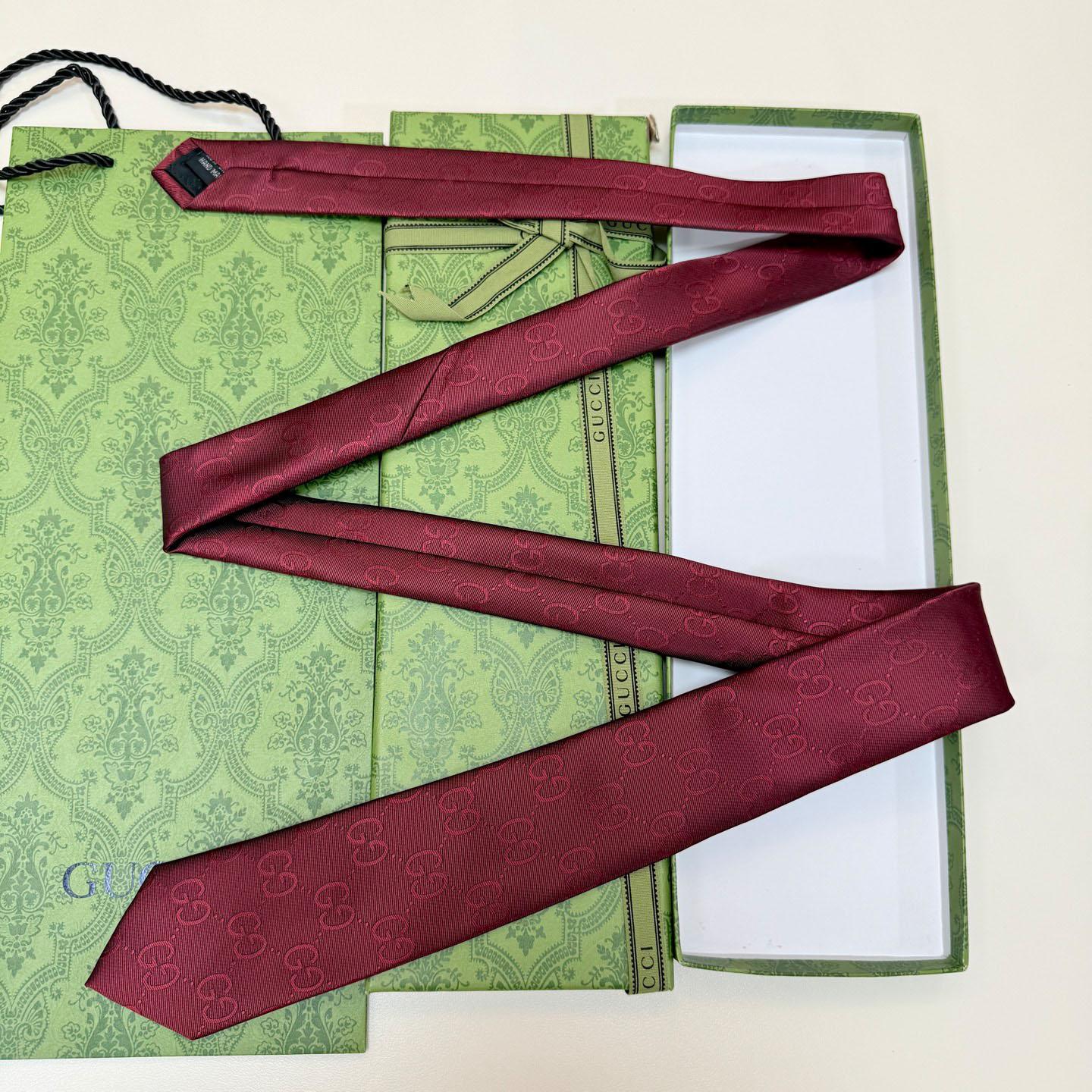 Gucci GG Silk Cotton Tie - DopestKickz