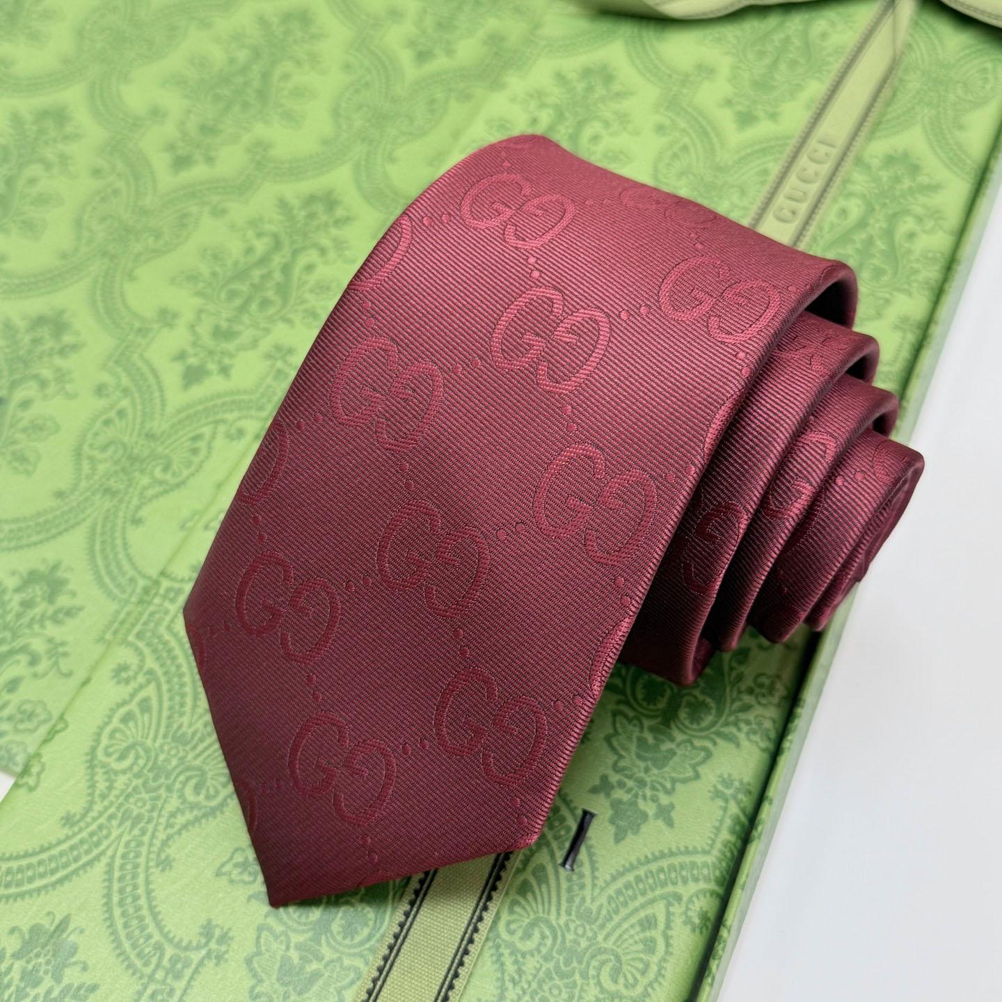 Gucci GG Silk Cotton Tie - DopestKickz