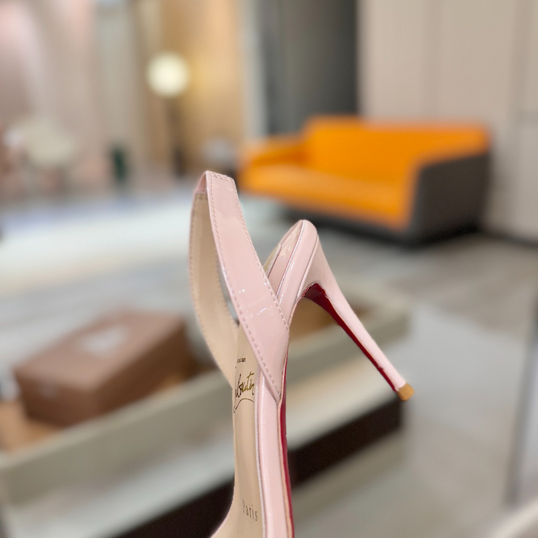 Christian Louboutin Marilyn Leather Sandals - DopestKickz
