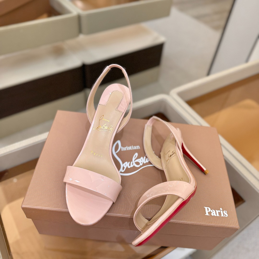 Christian Louboutin Marilyn Leather Sandals - DopestKickz