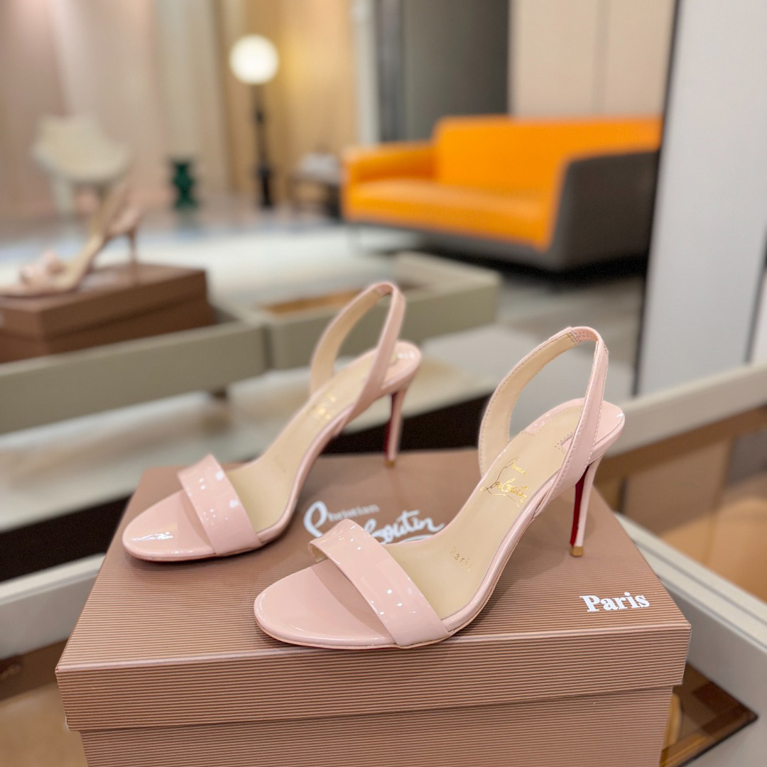 Christian Louboutin Marilyn Leather Sandals - DopestKickz