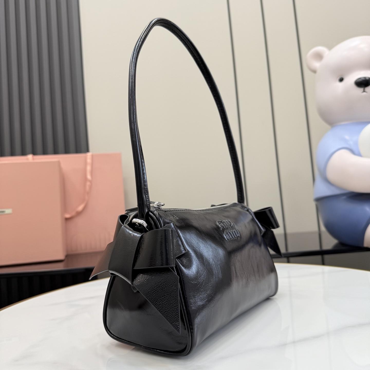 Miu Miu Shiny Leather Pouch - DopestKickz