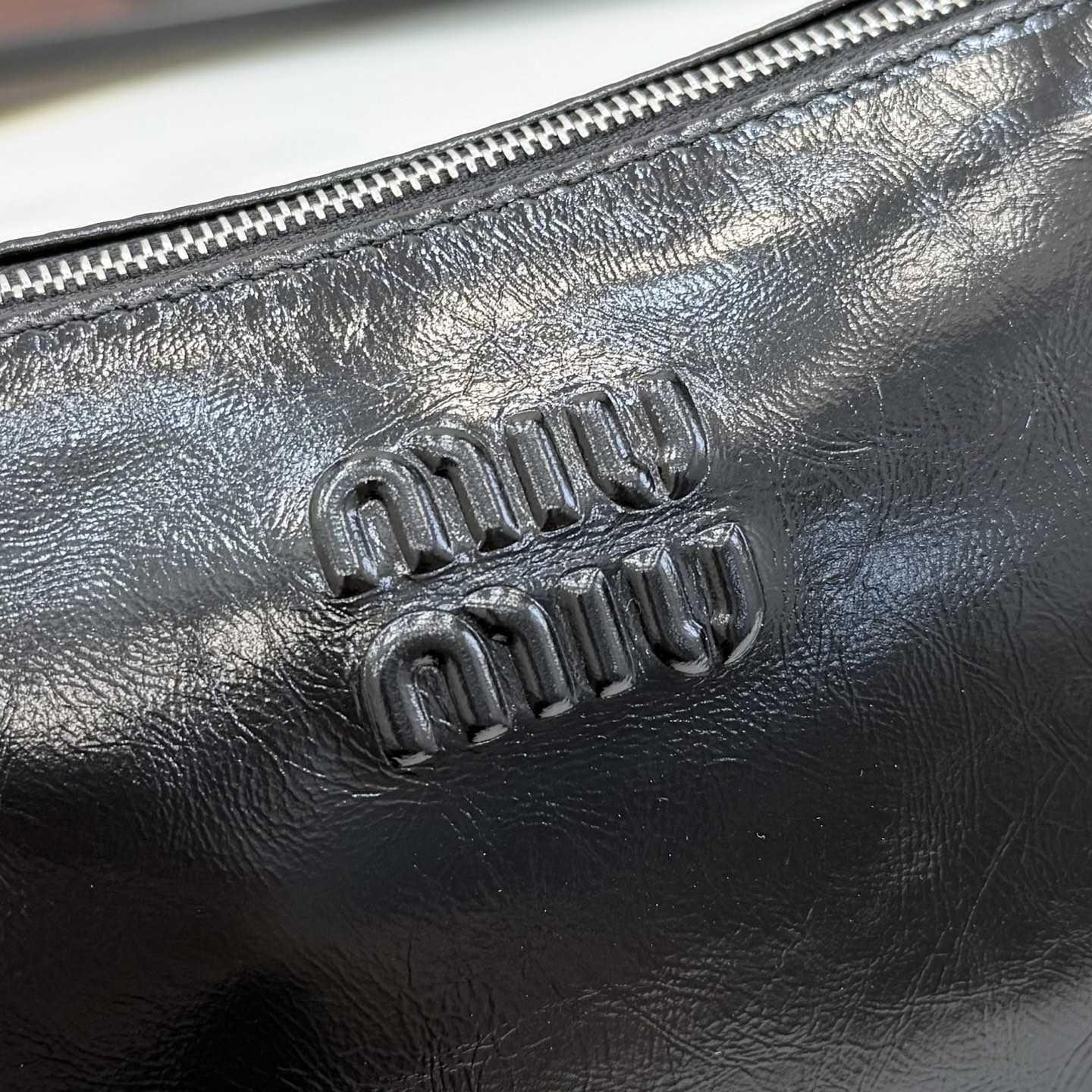 Miu Miu Shiny Leather Pouch - DopestKickz