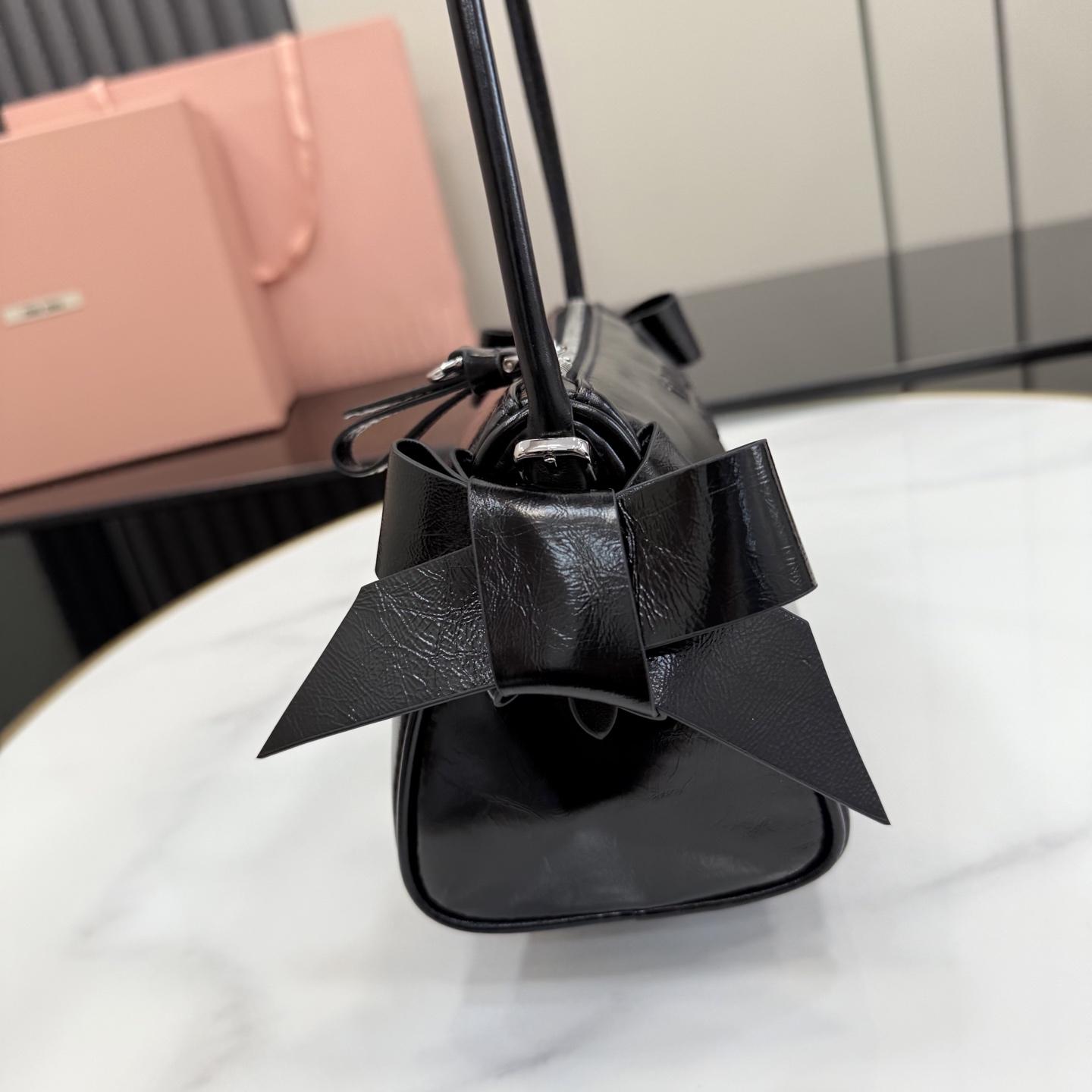 Miu Miu Shiny Leather Pouch - DopestKickz