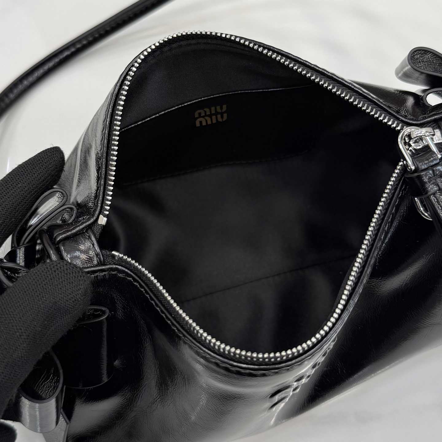 Miu Miu Shiny Leather Pouch - DopestKickz