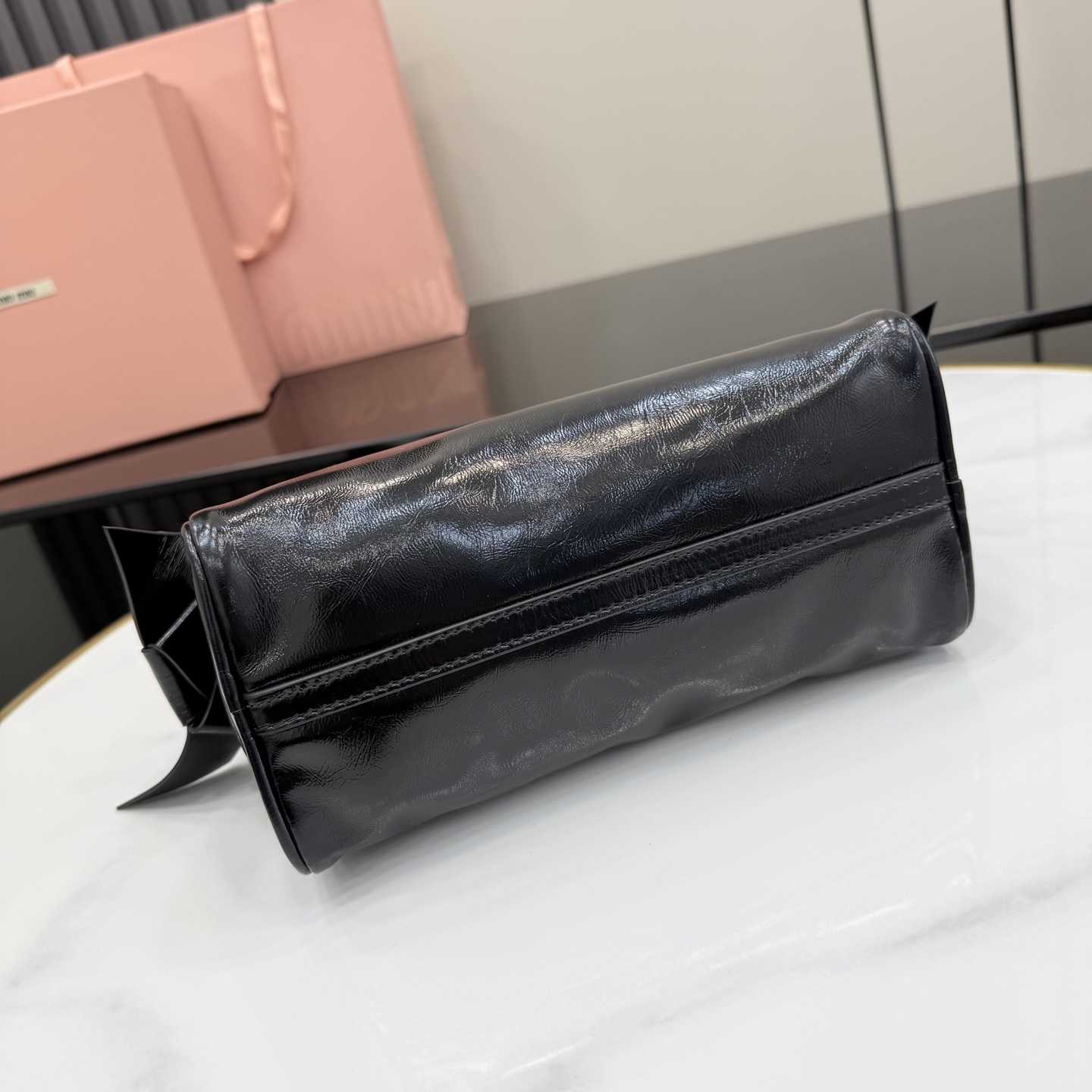 Miu Miu Shiny Leather Pouch - DopestKickz