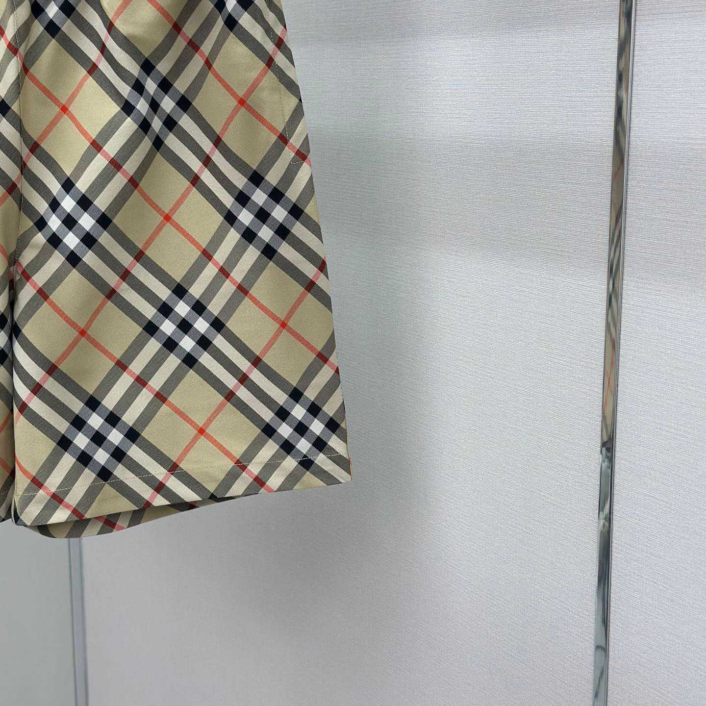 Burberry Check Shorts 'Sand' - DopestKickz