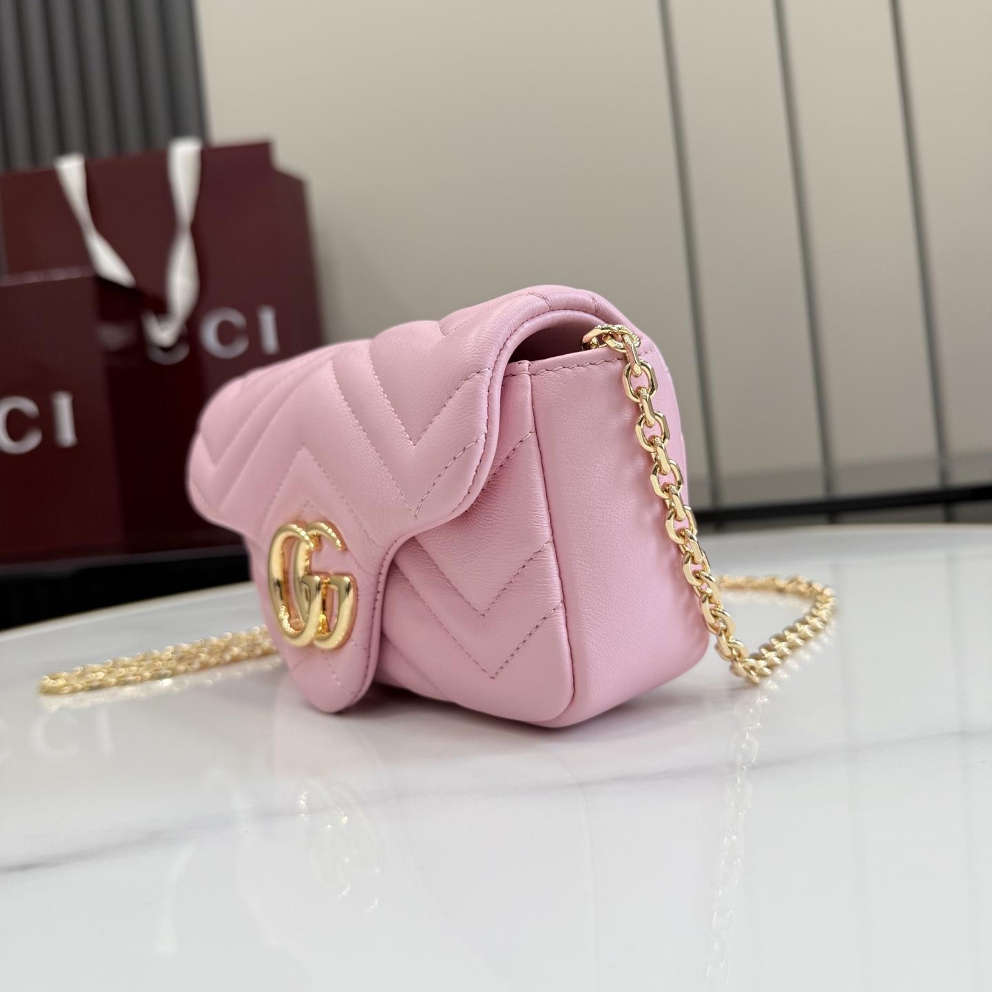 Gucci GG Marmont Mini Shoulder Bag - DopestKickz