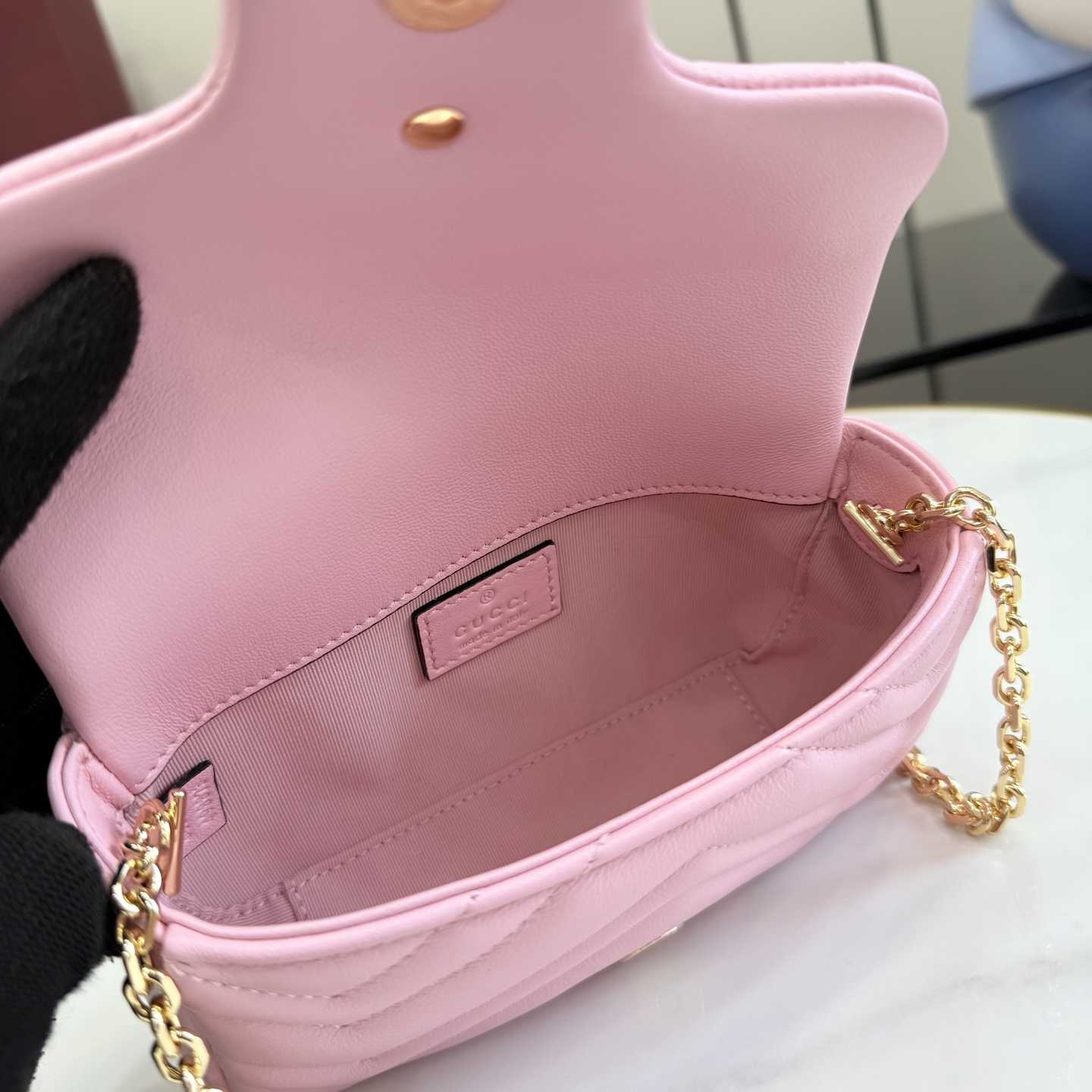 Gucci GG Marmont Mini Shoulder Bag - DopestKickz
