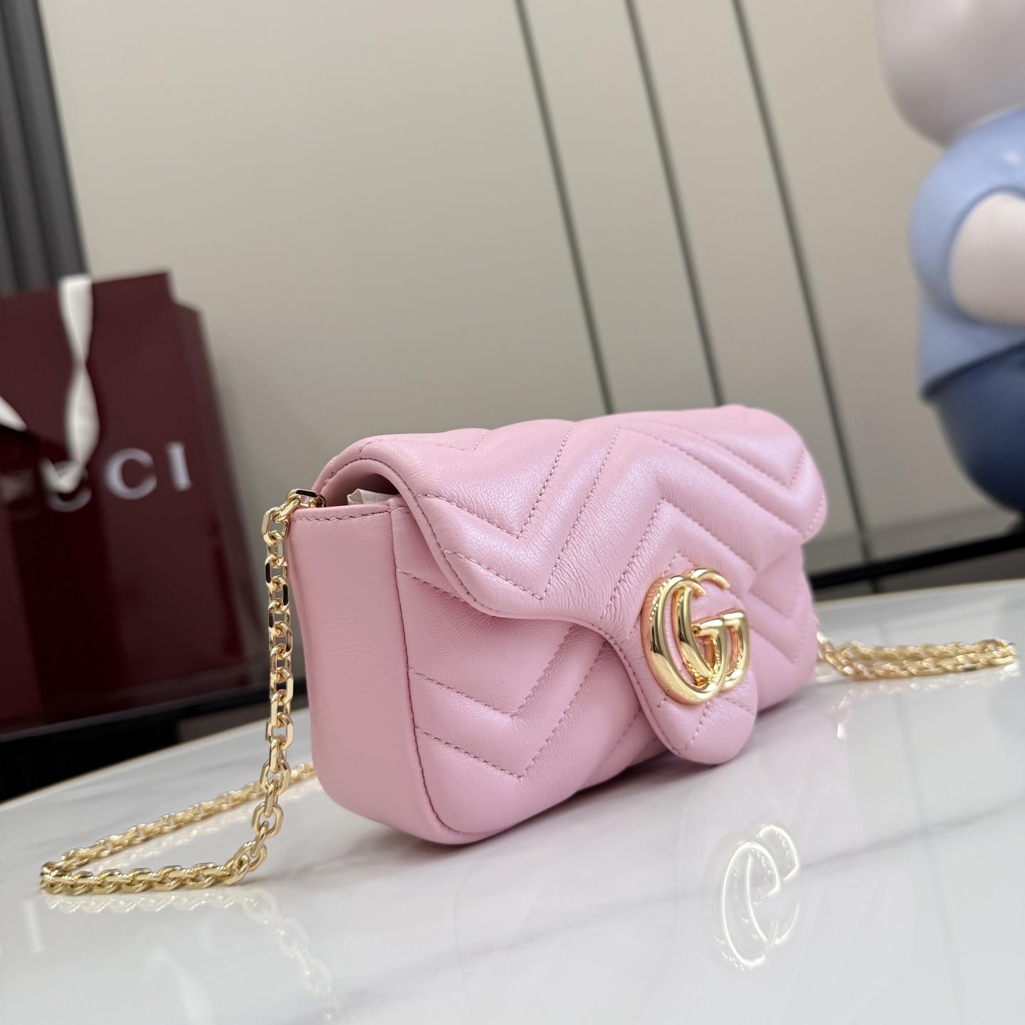 Gucci GG Marmont Mini Shoulder Bag - DopestKickz