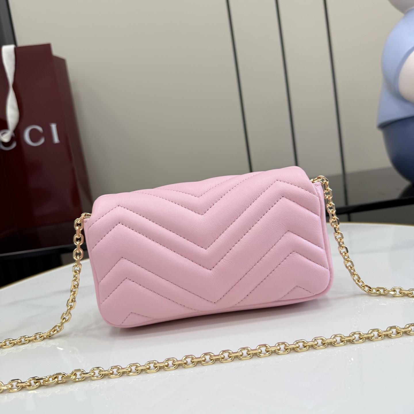 Gucci GG Marmont Mini Shoulder Bag - DopestKickz
