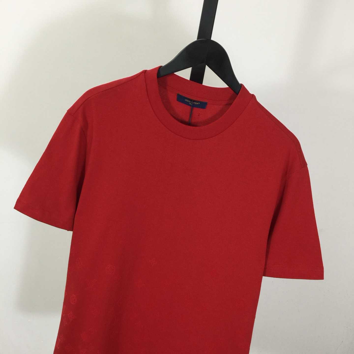 Louis Vuitton Flock Print Monogram Gradient T-Shirt   1AK7LV - DopestKickz