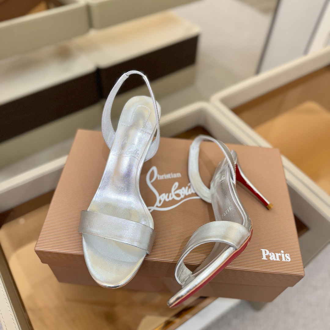 Christian Louboutin Marilyn Leather Sandals - DopestKickz