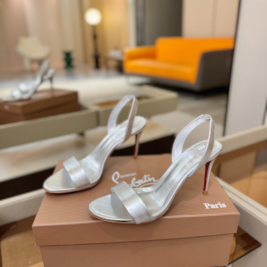 Christian Louboutin Marilyn Leather Sandals - DopestKickz