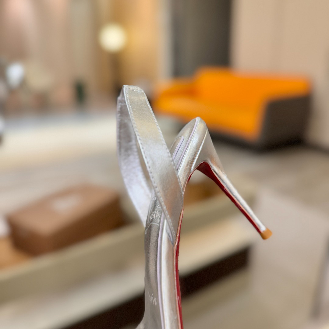 Christian Louboutin Marilyn Leather Sandals - DopestKickz