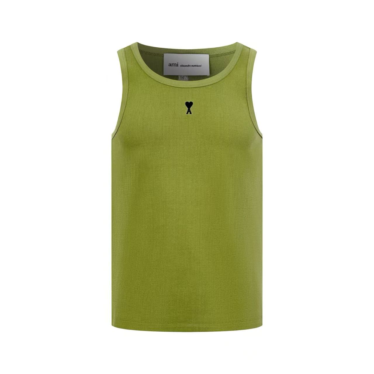 AMI Paris Cotton Ami De Coeur Tanktop - DopestKickz