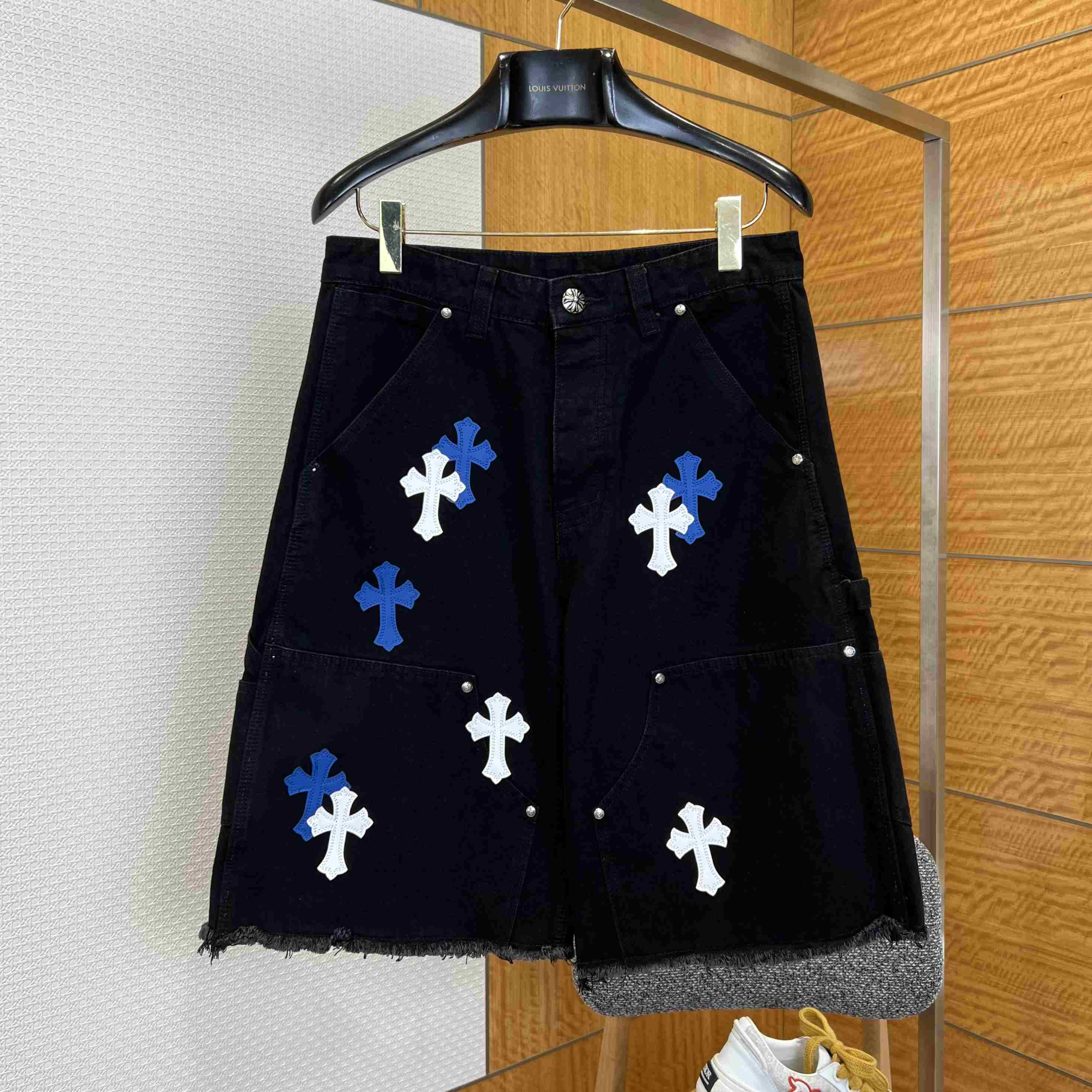 Chrome Hearts Denim Shorts - DopestKickz
