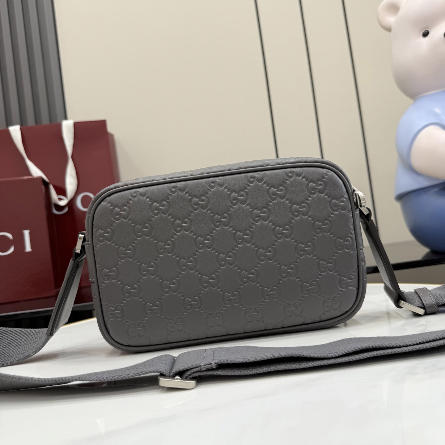 Gucci GG Emblem Small Crossbody Bag 850242 - DopestKickz