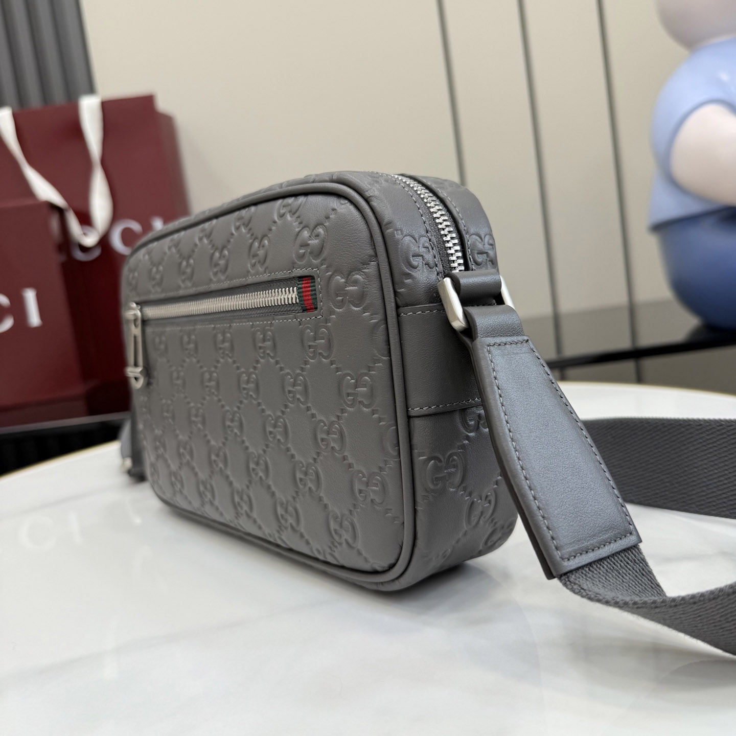 Gucci GG Emblem Small Crossbody Bag 850242 - DopestKickz