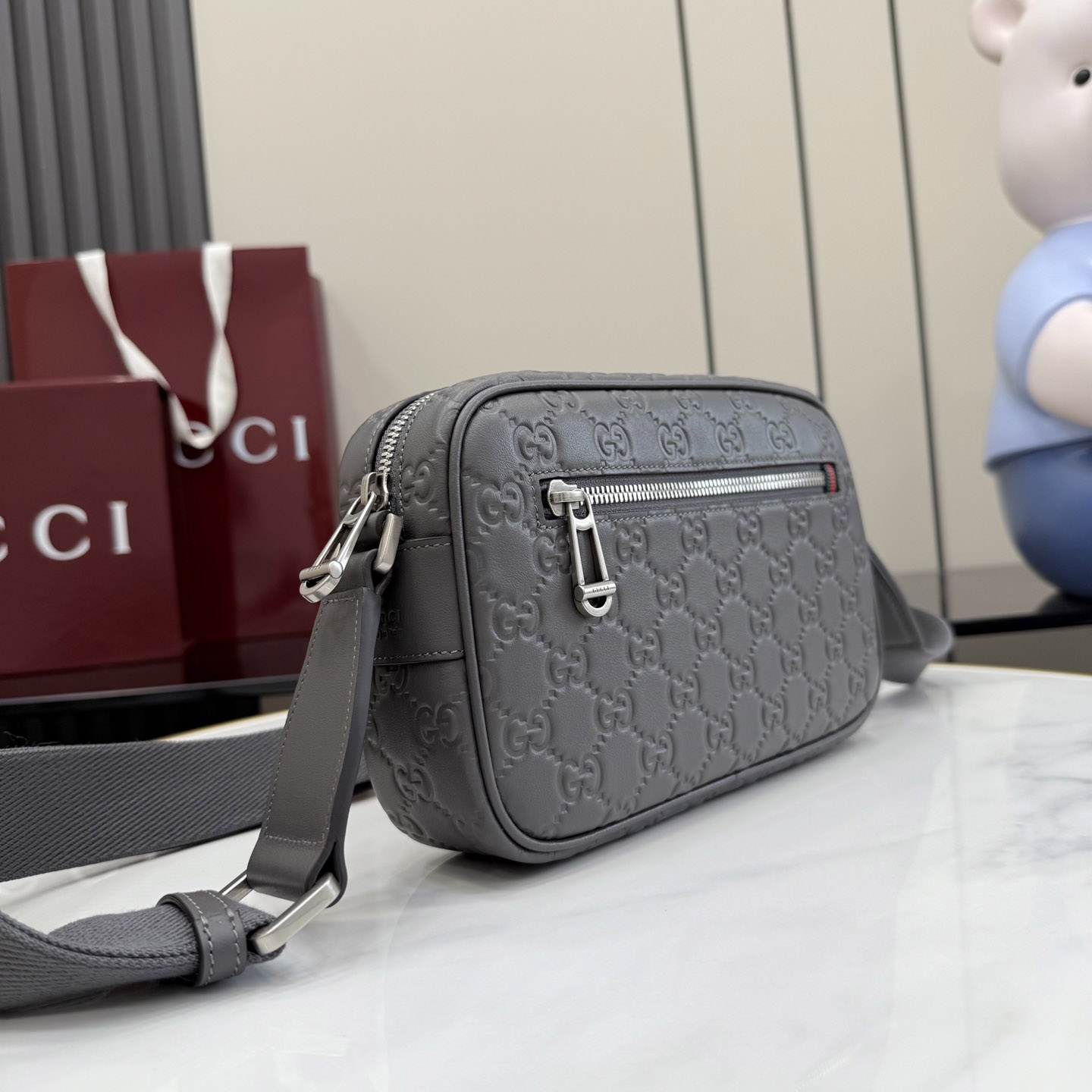 Gucci GG Emblem Small Crossbody Bag 850242 - DopestKickz