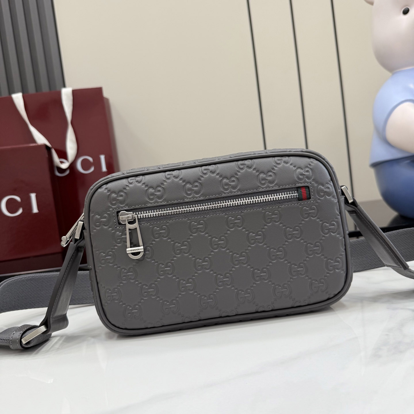 Gucci GG Emblem Small Crossbody Bag 850242 - DopestKickz