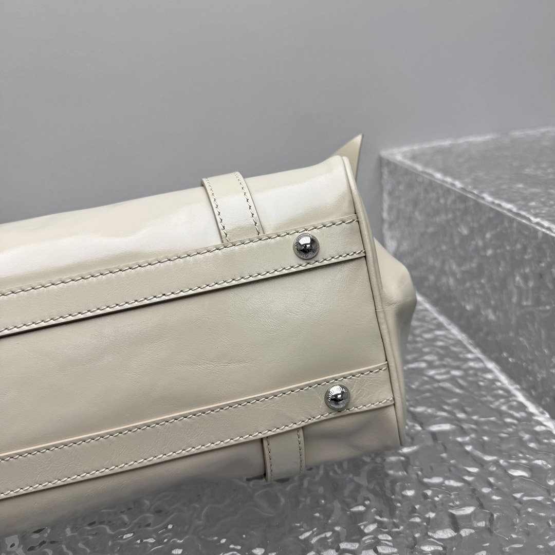 Miu Miu Shiny Leather Top-Handle Bag - DopestKickz