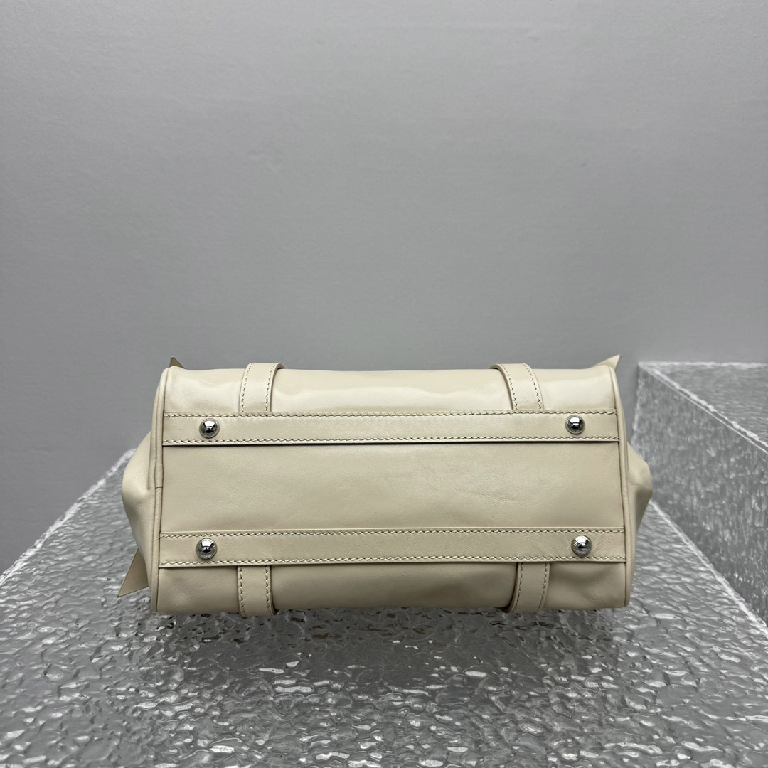 Miu Miu Shiny Leather Top-Handle Bag - DopestKickz