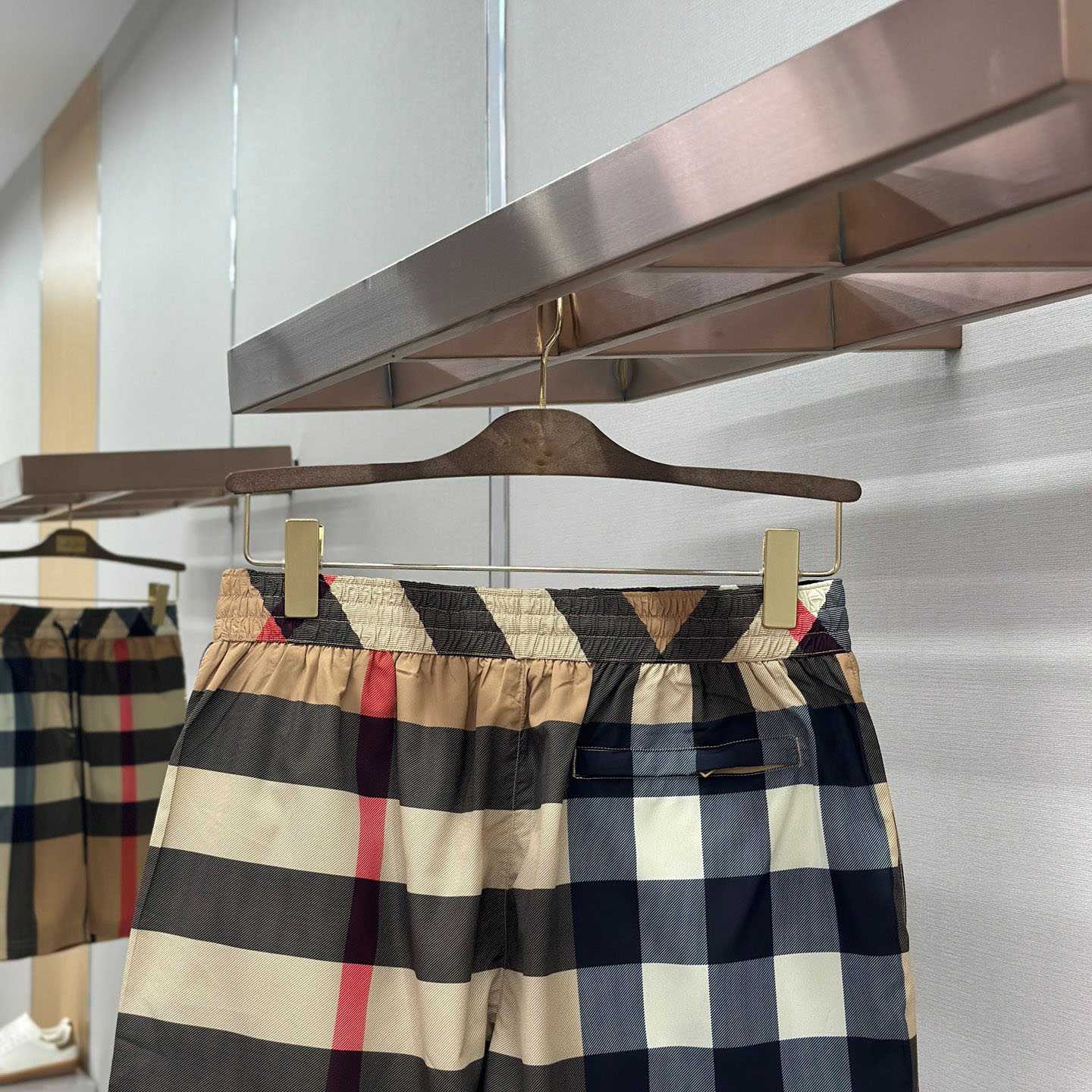 Burberry Check Swim Shorts 'Archive Beige' - DopestKickz
