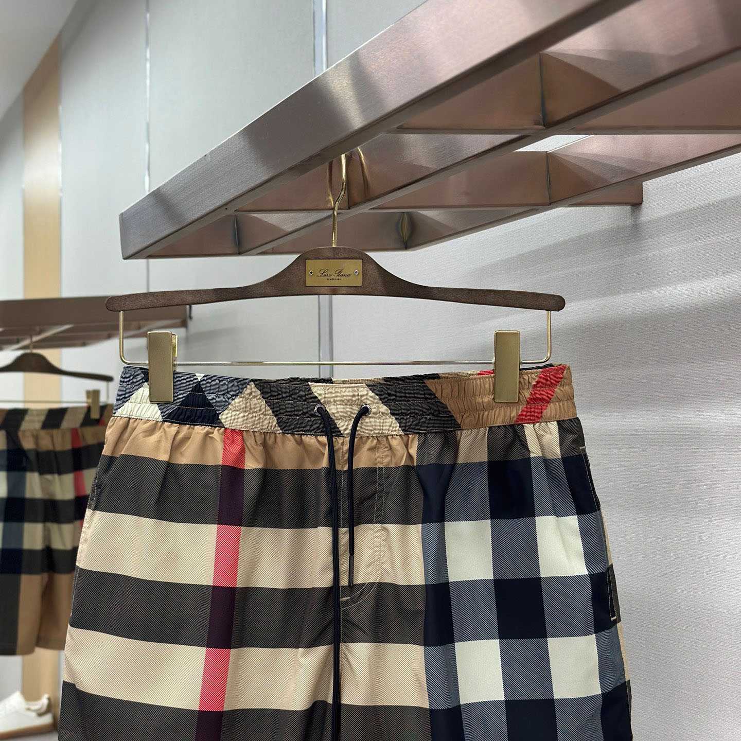 Burberry Check Swim Shorts 'Archive Beige' - DopestKickz