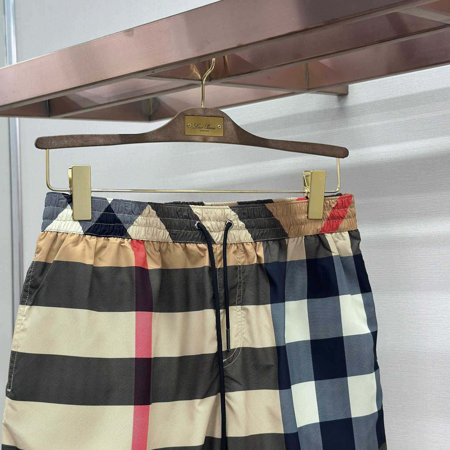 Burberry Check Swim Shorts 'Archive Beige' - DopestKickz