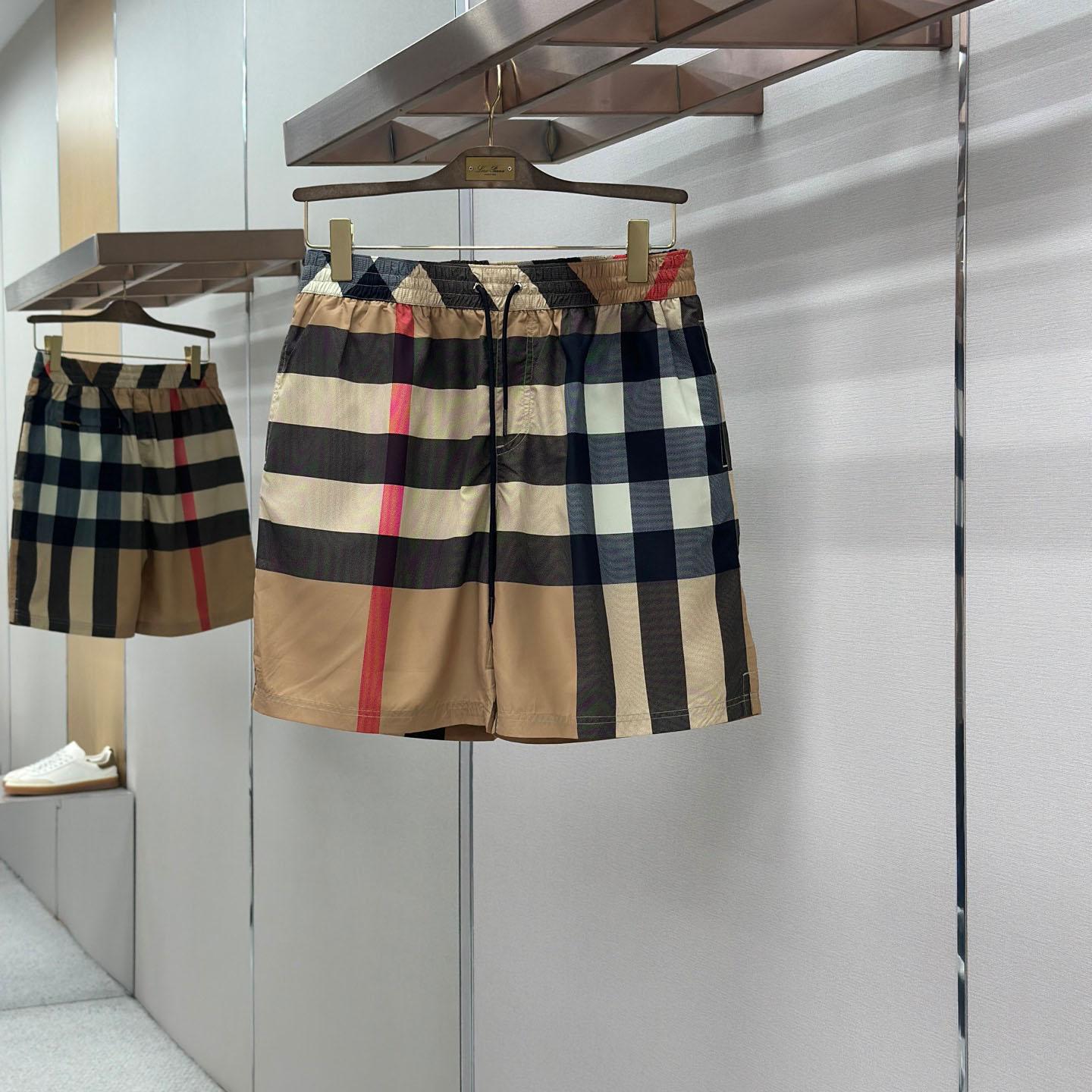 Burberry Check Swim Shorts 'Archive Beige' - DopestKickz