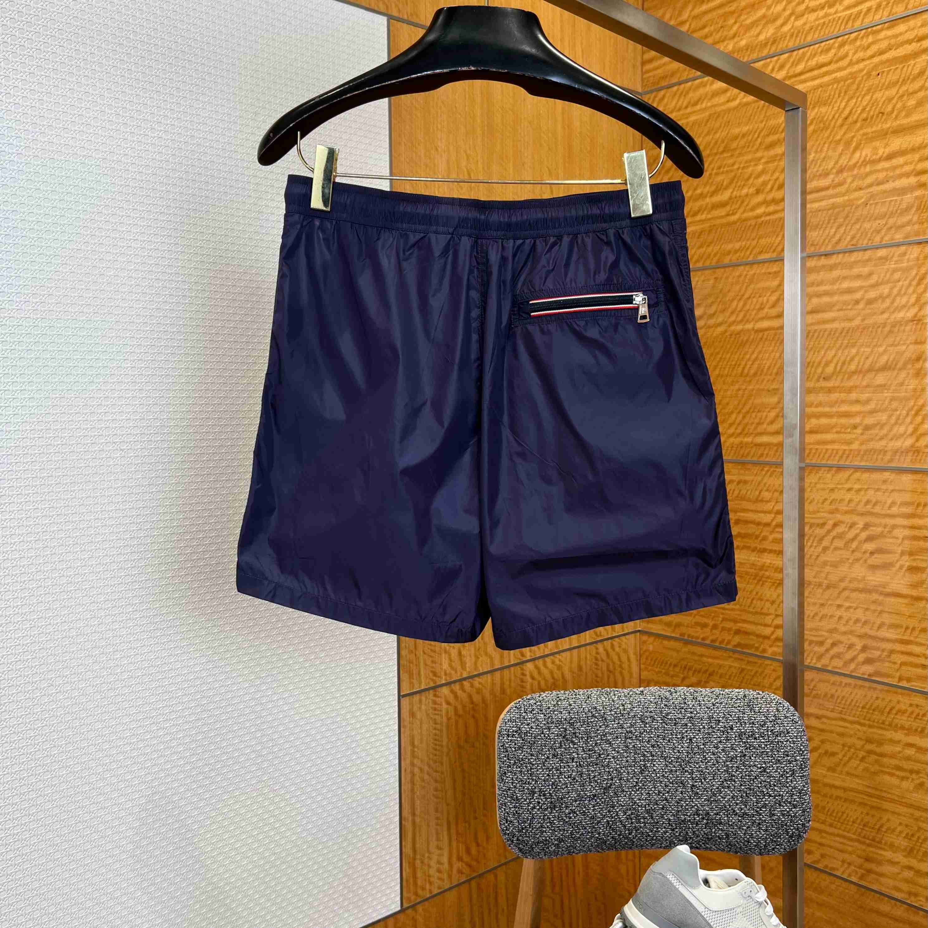 Moncler Logo-Patch Swim Shorts - DopestKickz