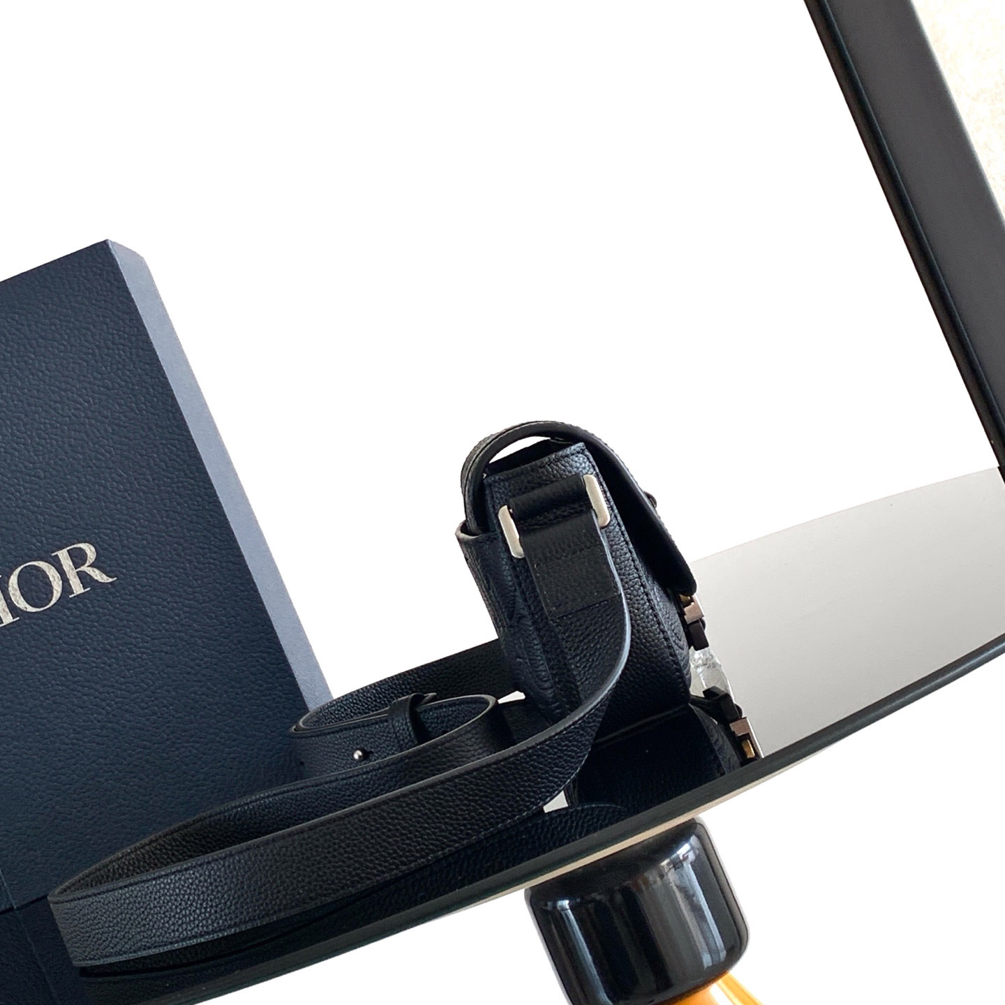 Dior Saddle Heritage Messenger Bag With Flap - DopestKickz