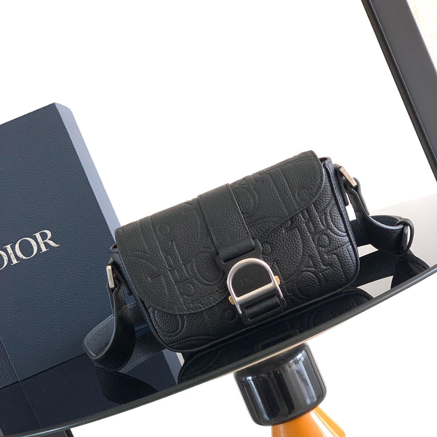 Dior Saddle Heritage Messenger Bag With Flap - DopestKickz