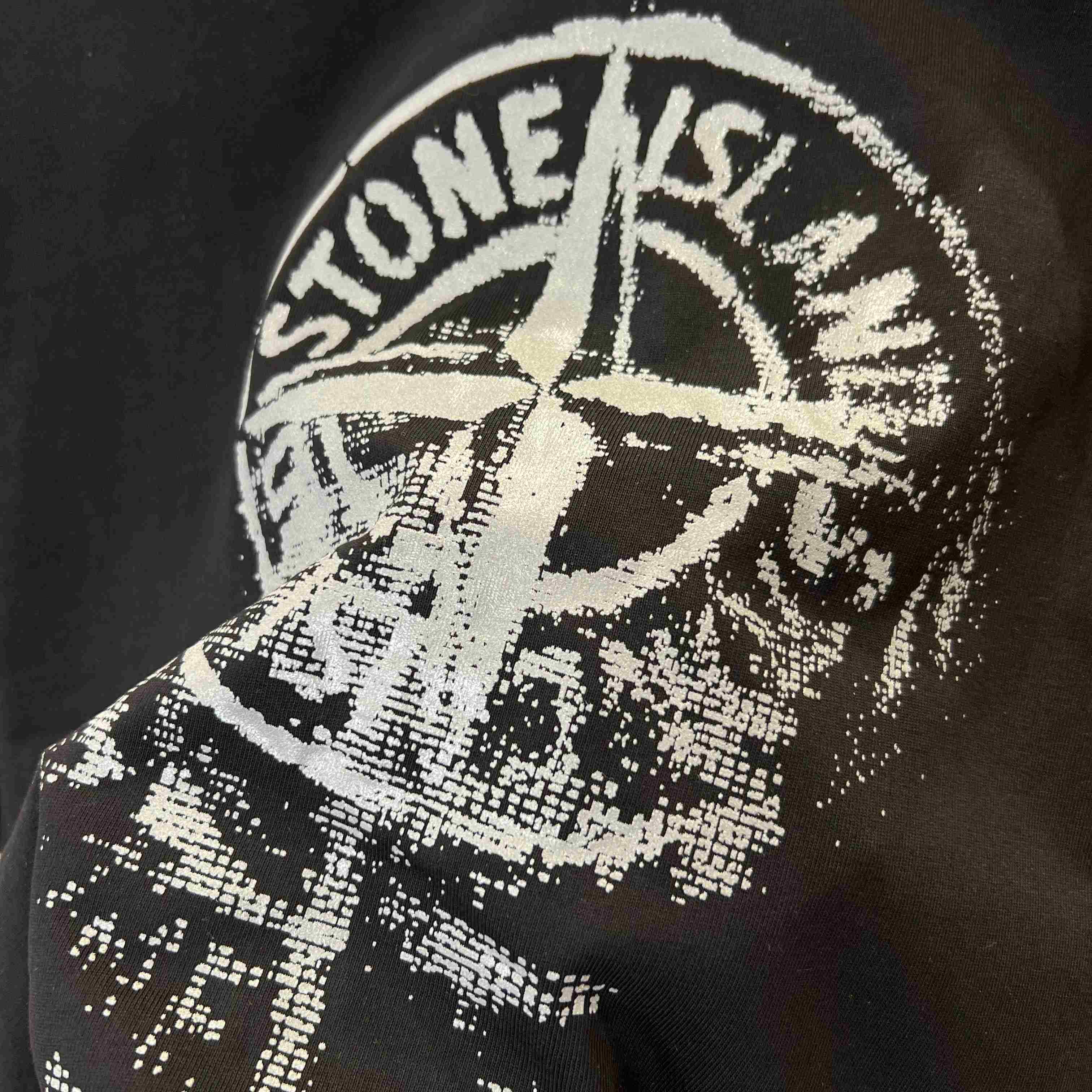 Stone Island Compass-Print Cotton T-shirt - DopestKickz