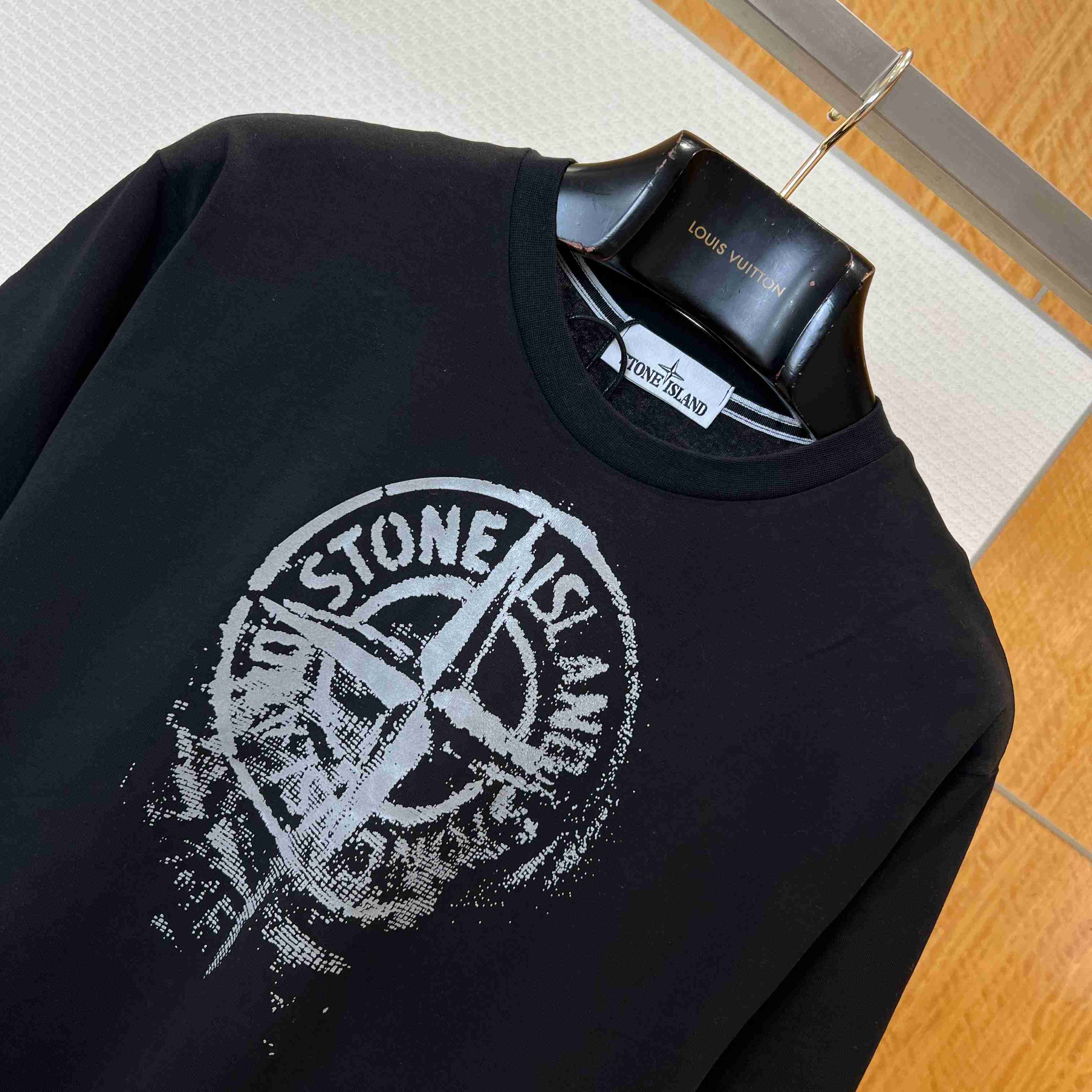 Stone Island Compass-Print Cotton T-shirt - DopestKickz