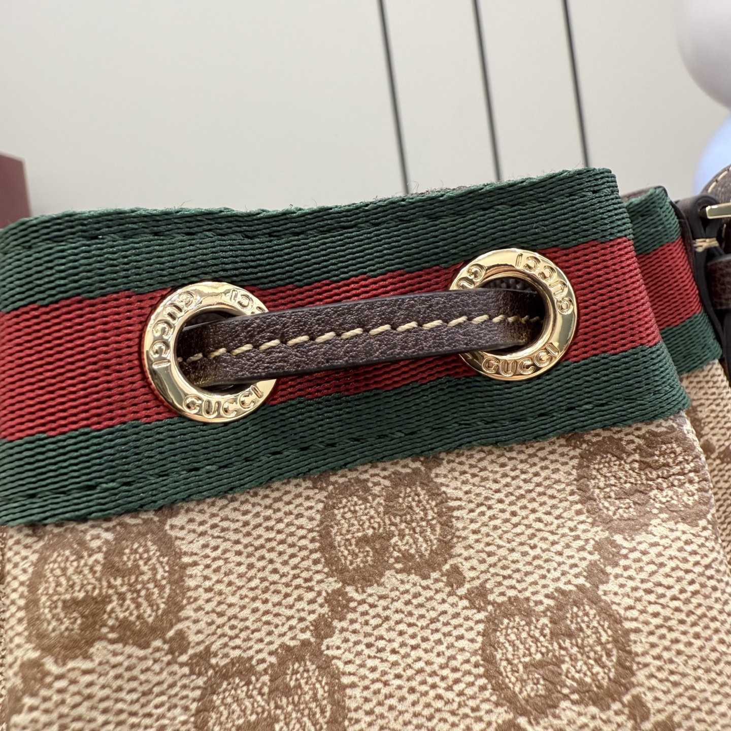 Gucci Mini Bucket Bag With Web - DopestKickz