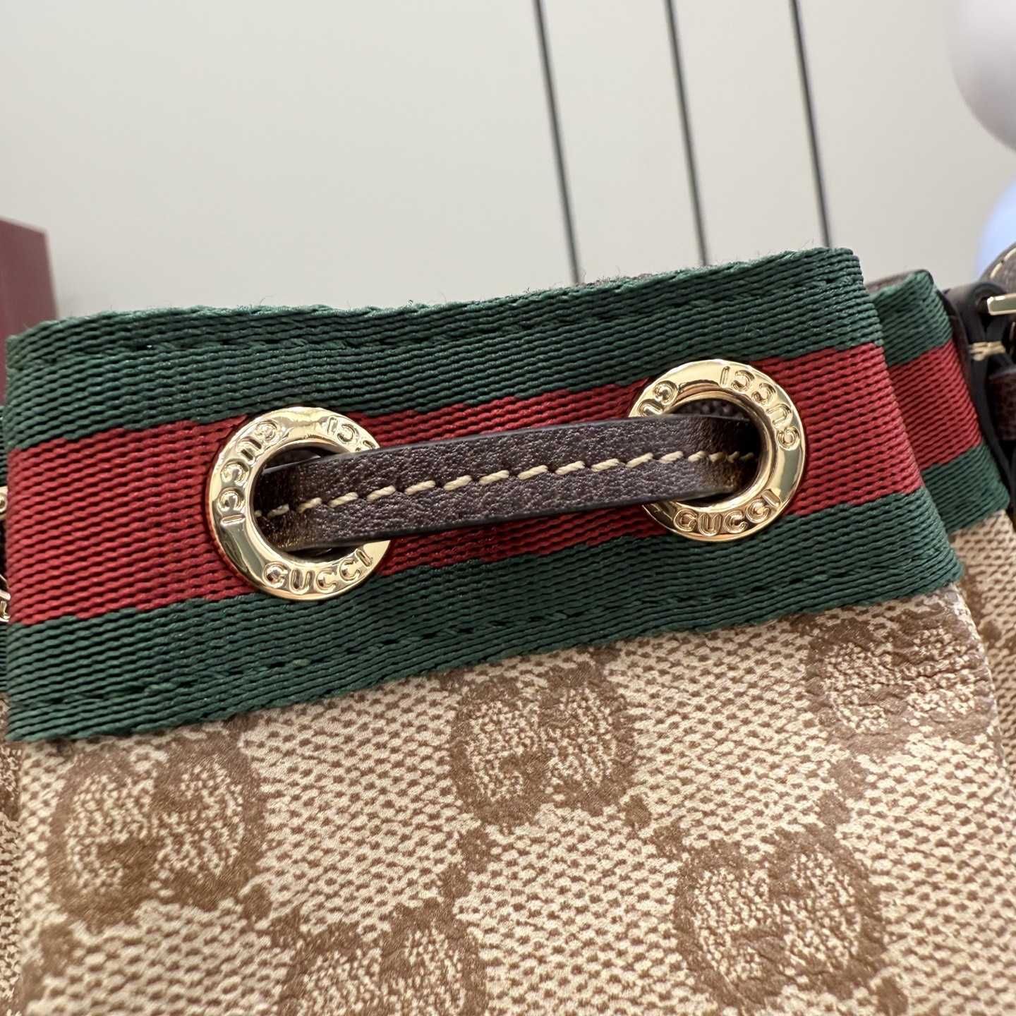 Gucci Mini Bucket Bag With Web - DopestKickz